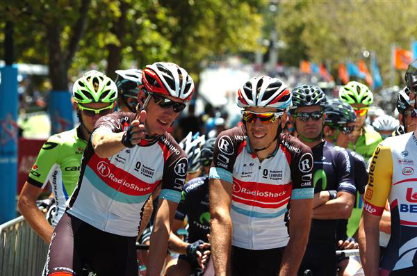 Andy Schleck and Laurent Didier